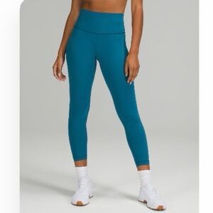 Lululemon Blue wunder train Leggings